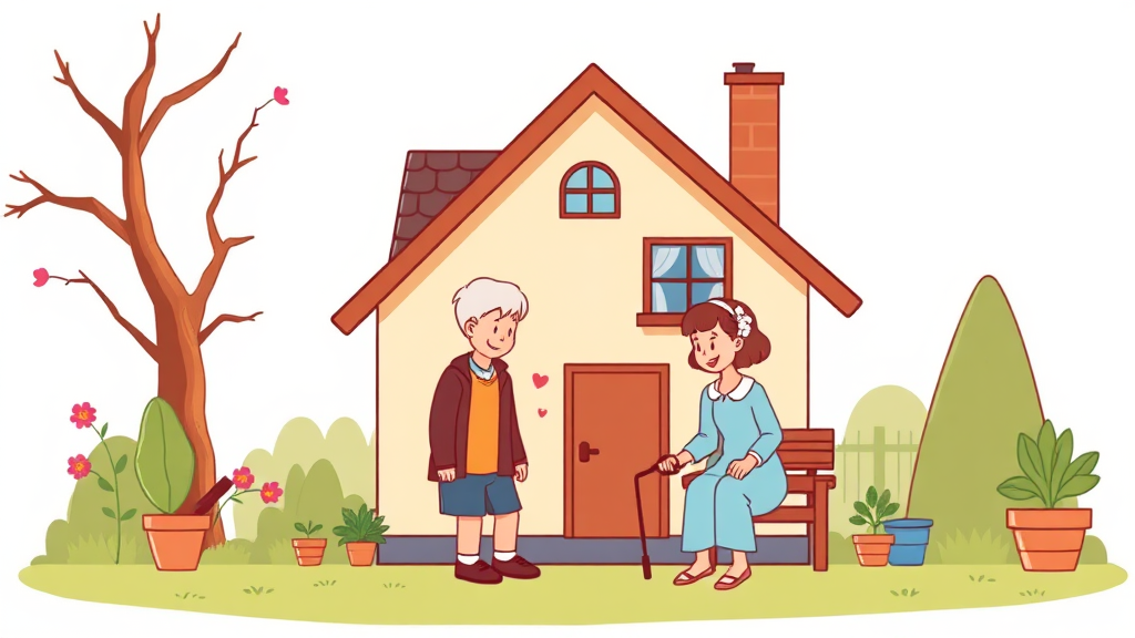 주택연금 상속, 포기해야 할까? 승계해야 할까? (cartoon 스타일)