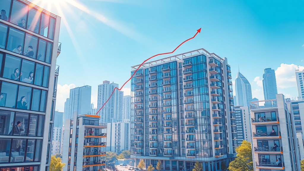 세종시 부동산 시장 동향 (illustration 스타일)