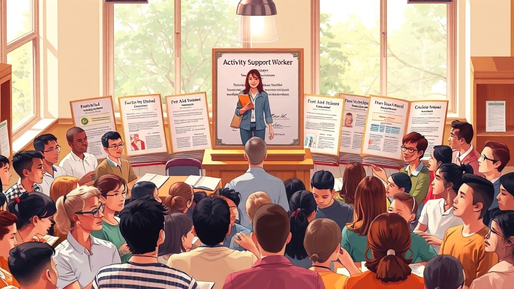 활동지원사, 어떻게 될 수 있을까요? (illustration 스타일)
