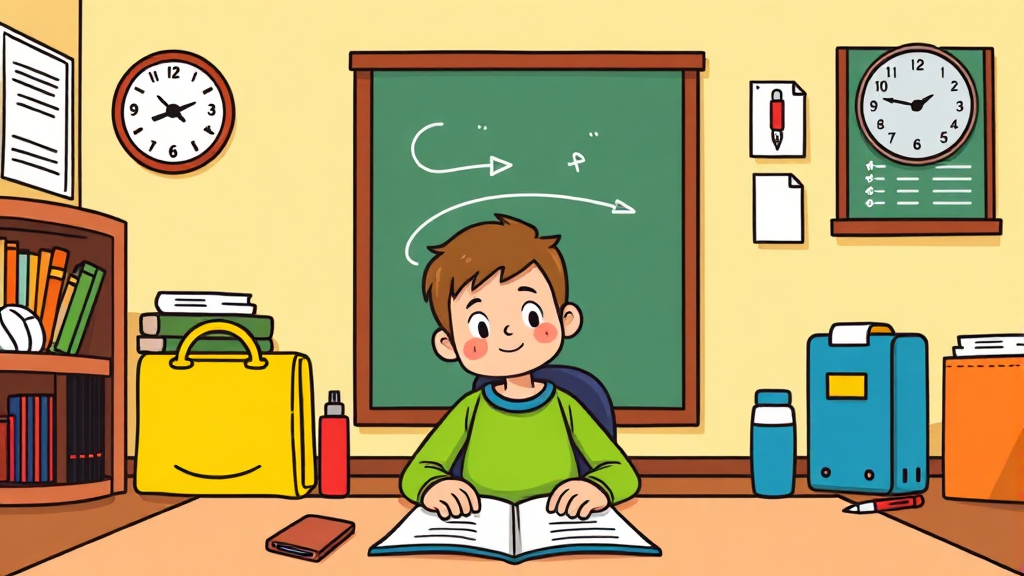 학교생활, 소아 당뇨병 친구들을 위한 필수 관리법 (cartoon 스타일)