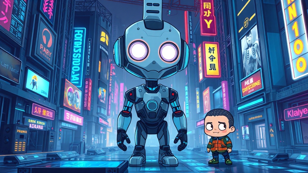 xAI와 그록(Grok): 핵심 기능은? (cartoon 스타일)