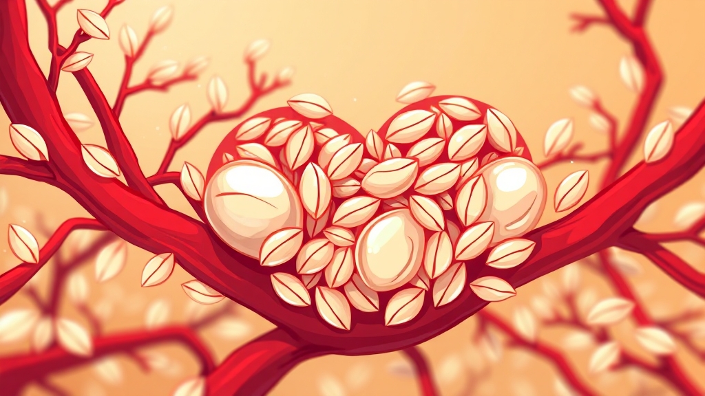 장 건강과 심혈관 질환 예방 (cartoon 스타일)