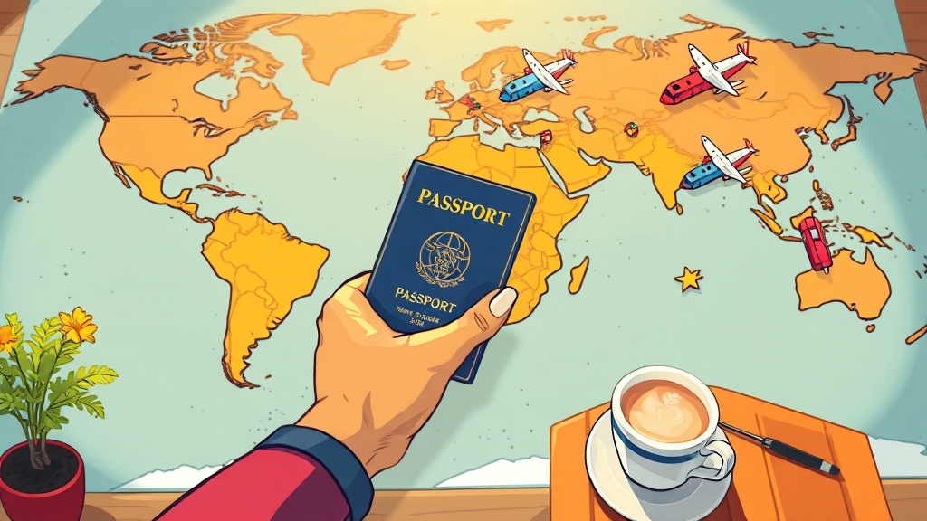 해외여행, 토스카드 활용 꿀팁! (cartoon 스타일)