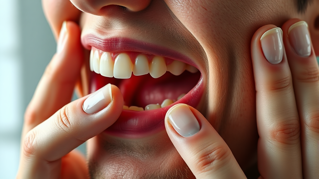 사랑니 발치 후 통증 관리: 효과적인 대처법과 주의사항 (realistic 스타일)