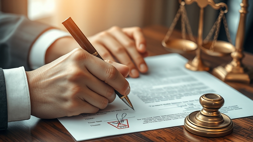 합의서, 어떻게 작성해야 할까요? (realistic 스타일)