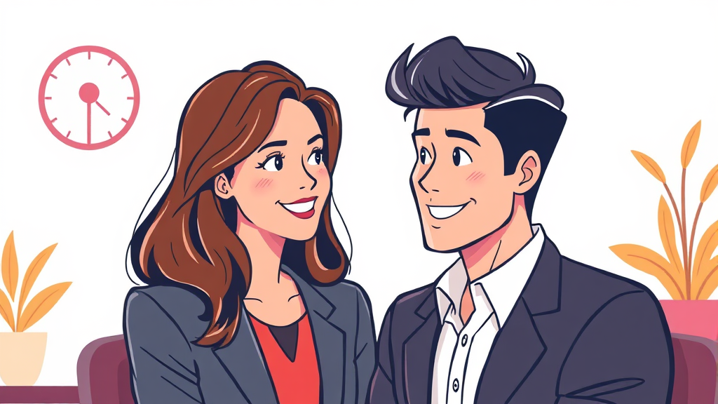 면접 당일 전략 (illustration 스타일)