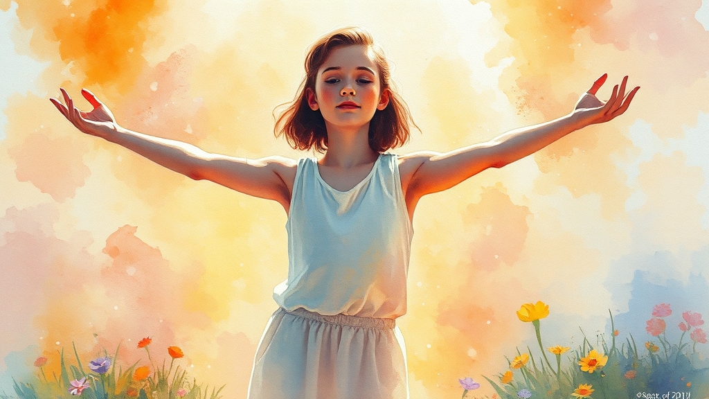 류마티스 관절염, 적극적으로 대처하세요 (watercolor 스타일)