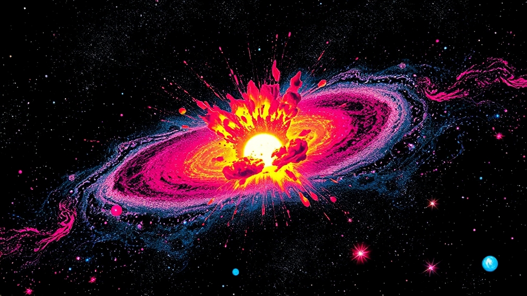 빅뱅 이론, 무엇이 핵심일까요? (popart 스타일)