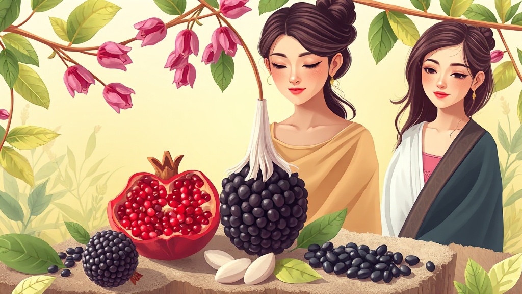 오디 vs 다른 식품, 뭐가 더 좋을까? (illustration 스타일)