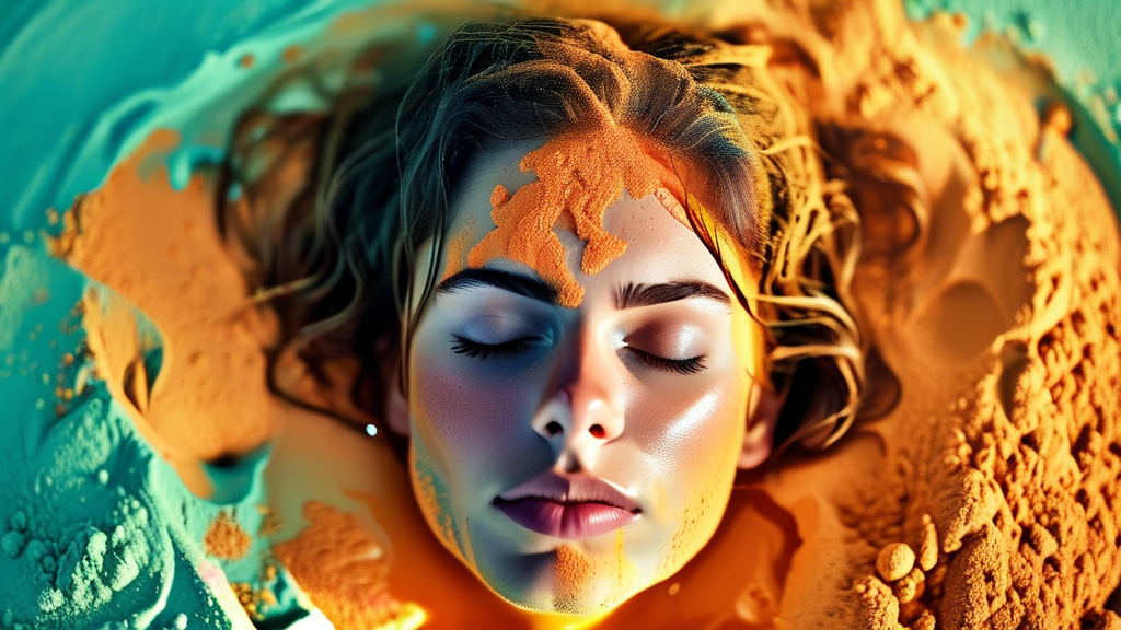 몸의 순환을 돕는 효소욕 체험기 (realistic 스타일)