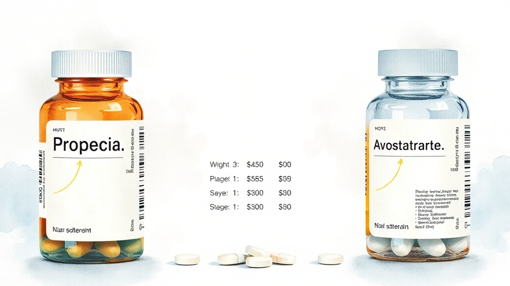 탈모약 가격 비교: 제네릭 제품 분석 (watercolor 스타일)