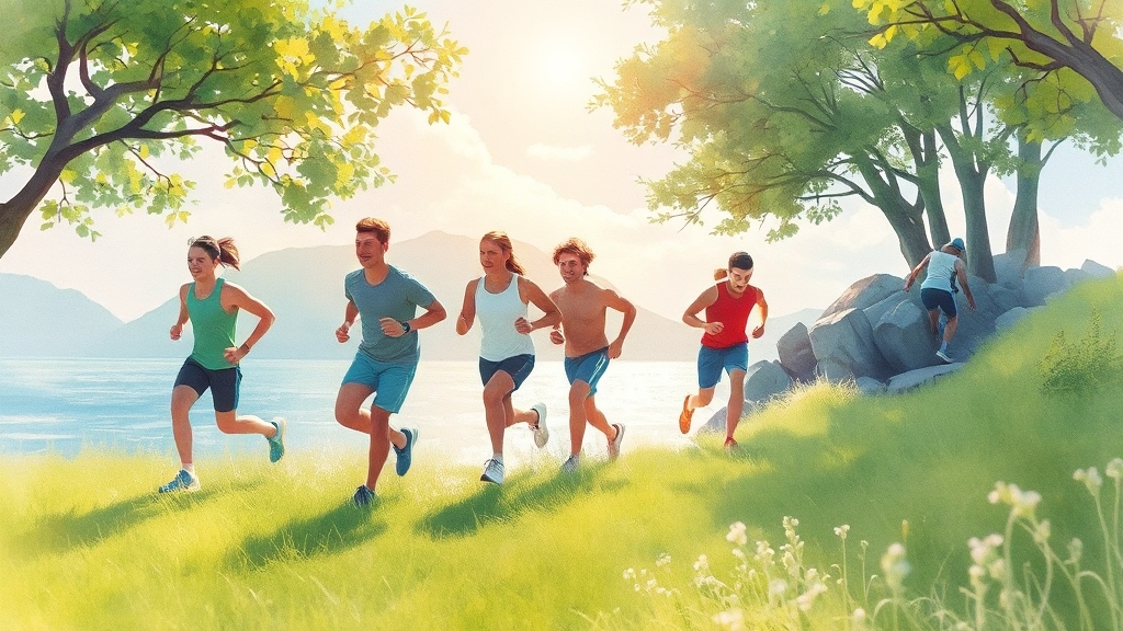 얼마나 운동해야 할까? (watercolor 스타일)