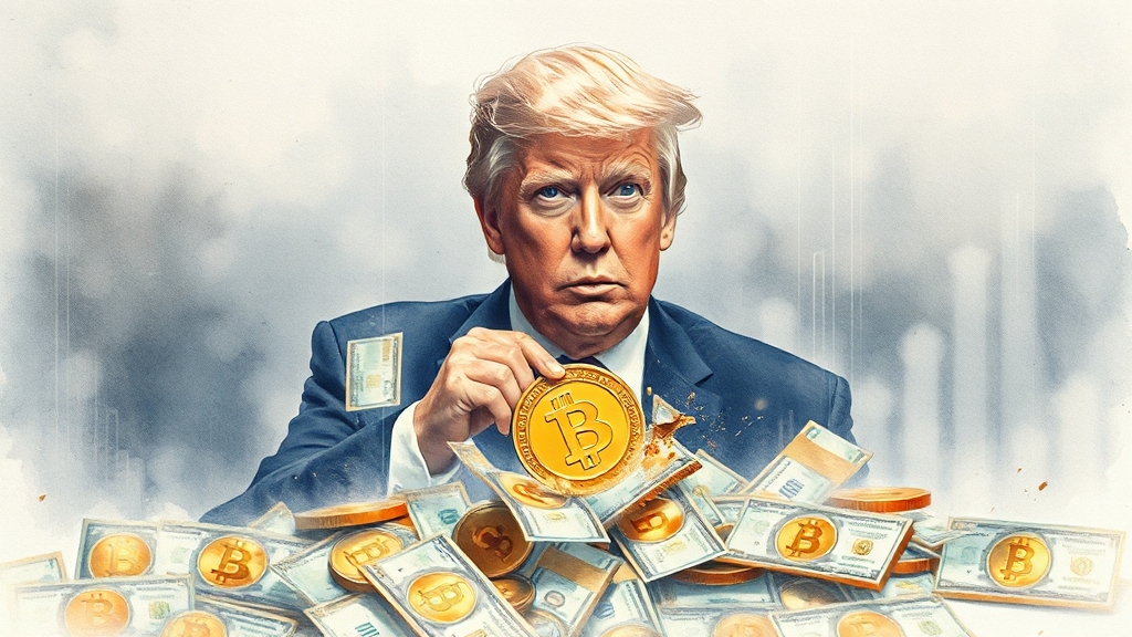 비트코인 ETF 투자 시 유의사항 (watercolor 스타일)