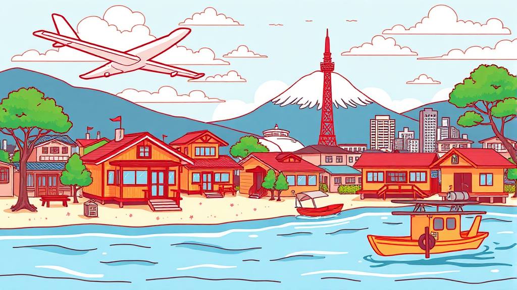 핵심 포함 사항: 항공, 숙소, 관광 완벽 분석 (cartoon 스타일)