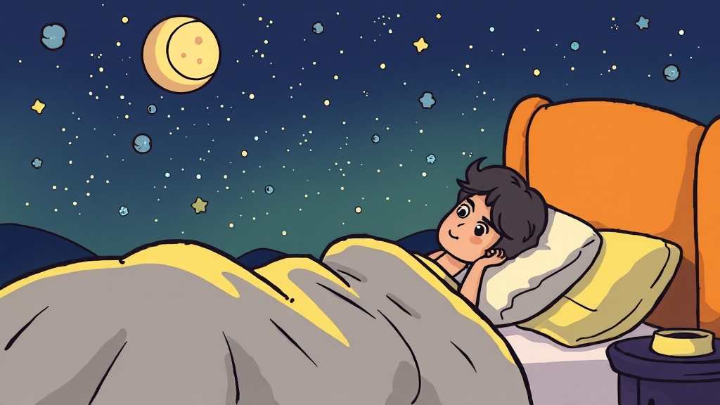 멜라토닌 영양제란? (cartoon 스타일)