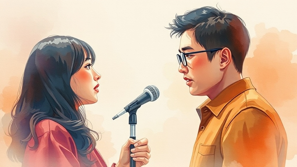 라이브 방송 후일담 (watercolor 스타일)