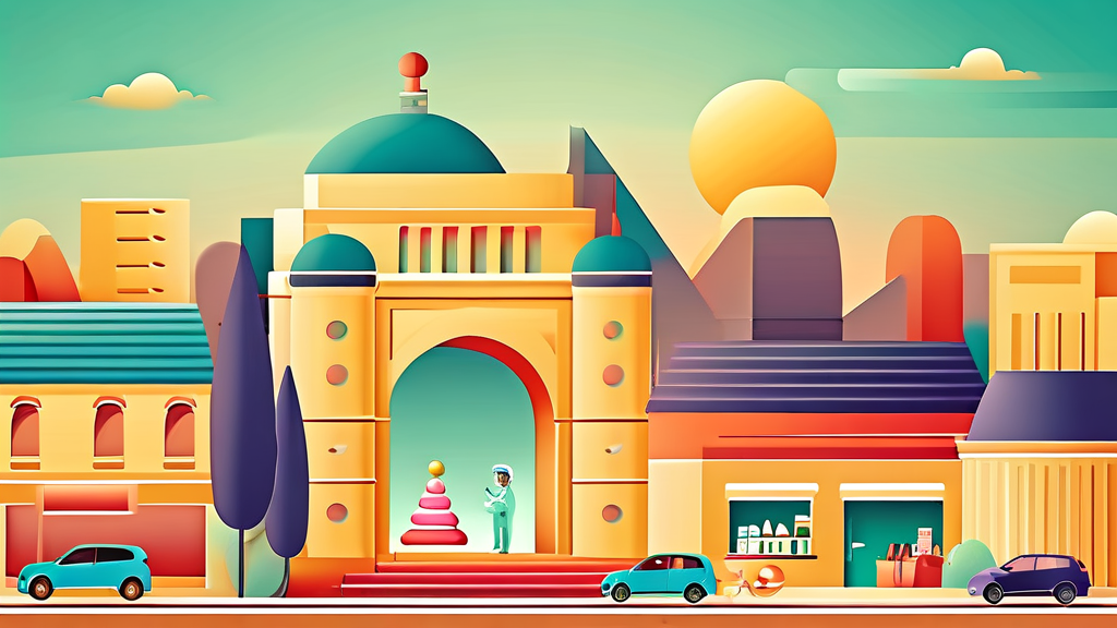 국민행복카드, 어디서 사용할 수 있나요? (illustration 스타일)