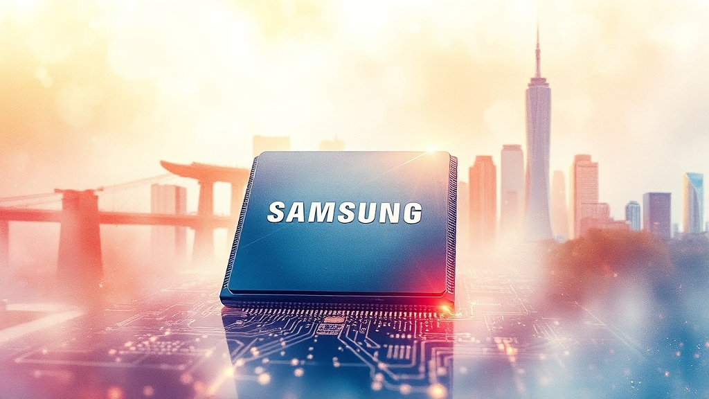 AI 반도체 시장, 삼성의 미래는? (watercolor 스타일)