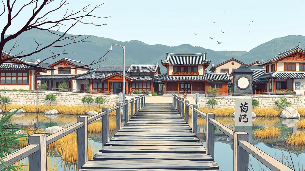 인생 사진 명소: 동화 같은 풍경 속 특별한 추억 만들기 (illustration 스타일)