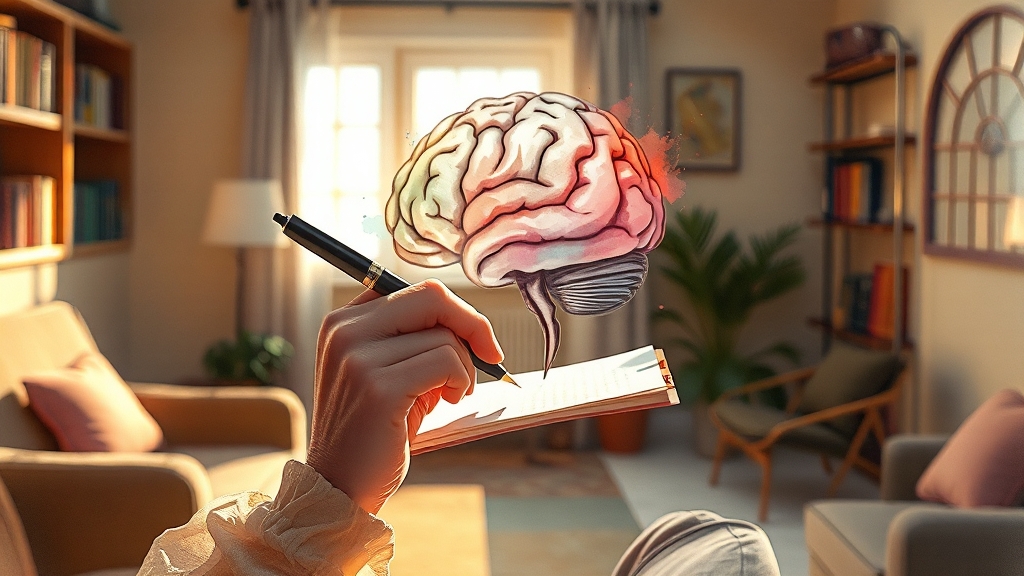 치매 초기 대응법과 지원 복지제도 (watercolor 스타일)