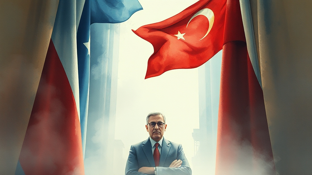 아그레망 거부와 지연의 파장 (watercolor 스타일)