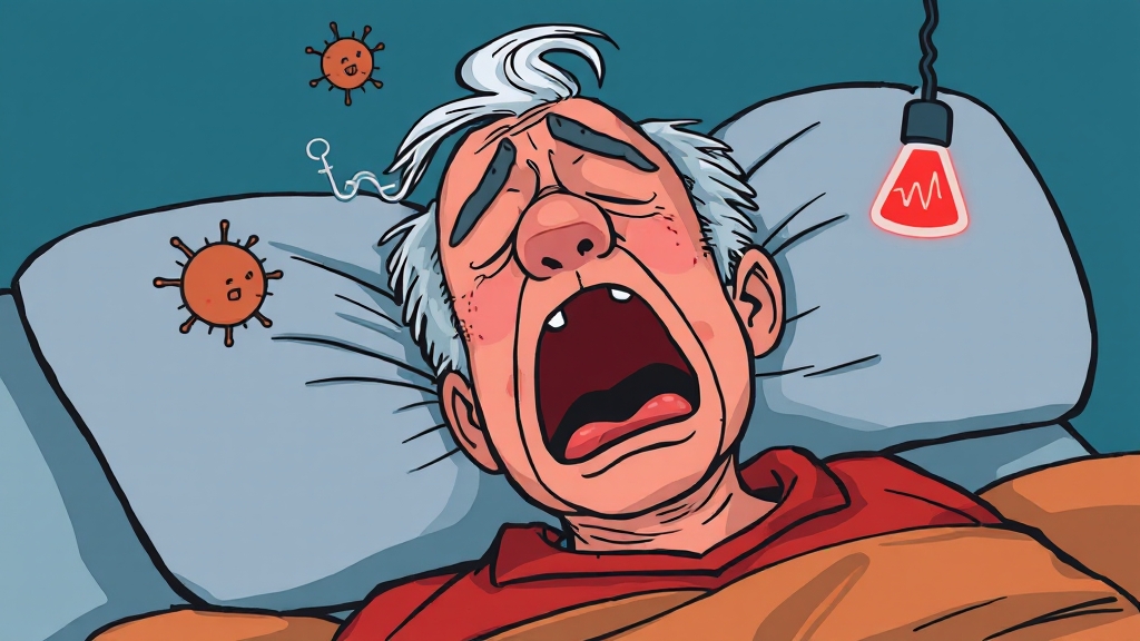 입벌림 원인과 건강 문제 (cartoon 스타일)