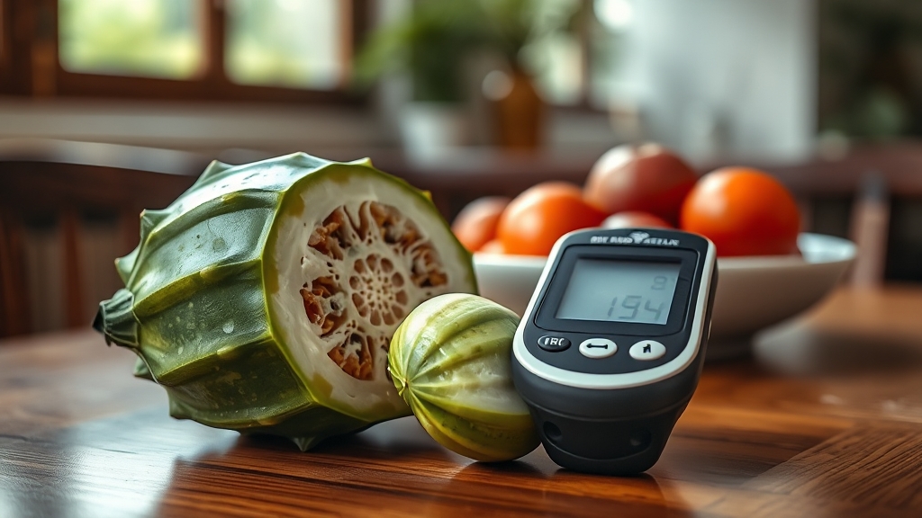 여주 & 당뇨: 혈당 관리 최신 정보 (realistic 스타일)