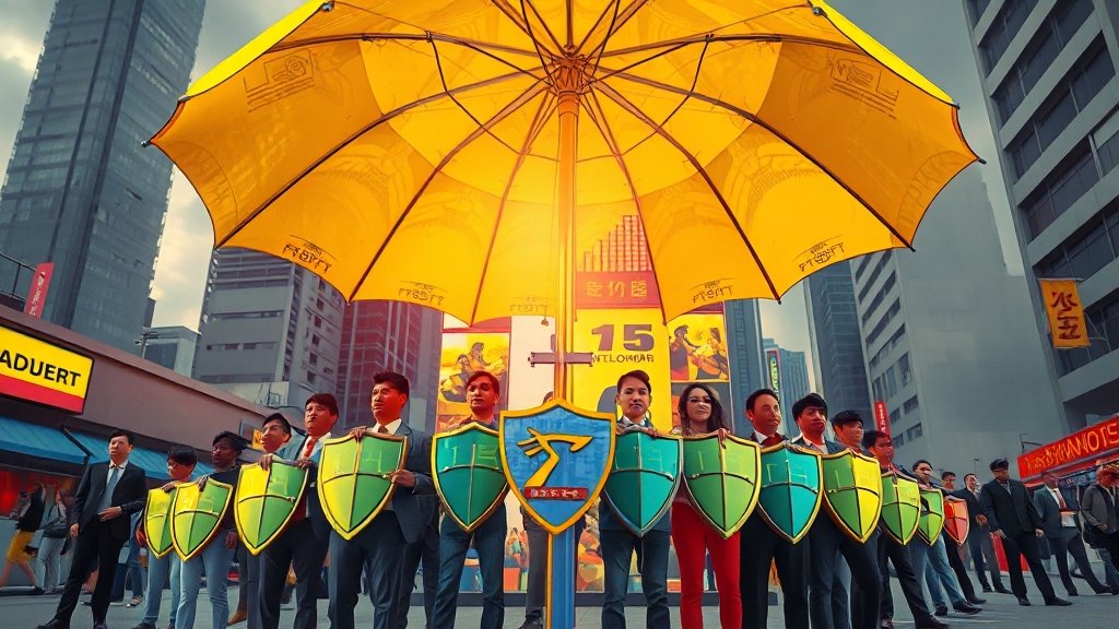 노란우산공제, 핵심은? (popart 스타일)