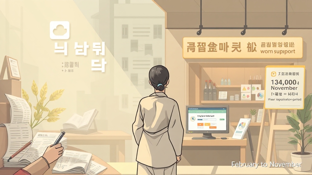 신청 방법 및 자격 조건 (illustration 스타일)