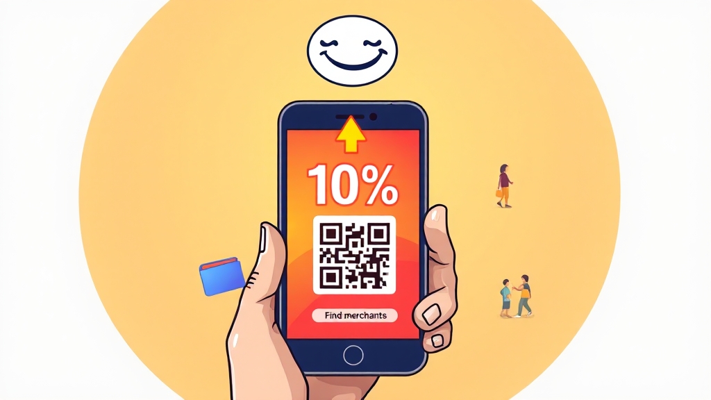 디지털 온누리상품권 앱 사용 가이드 (cartoon 스타일)