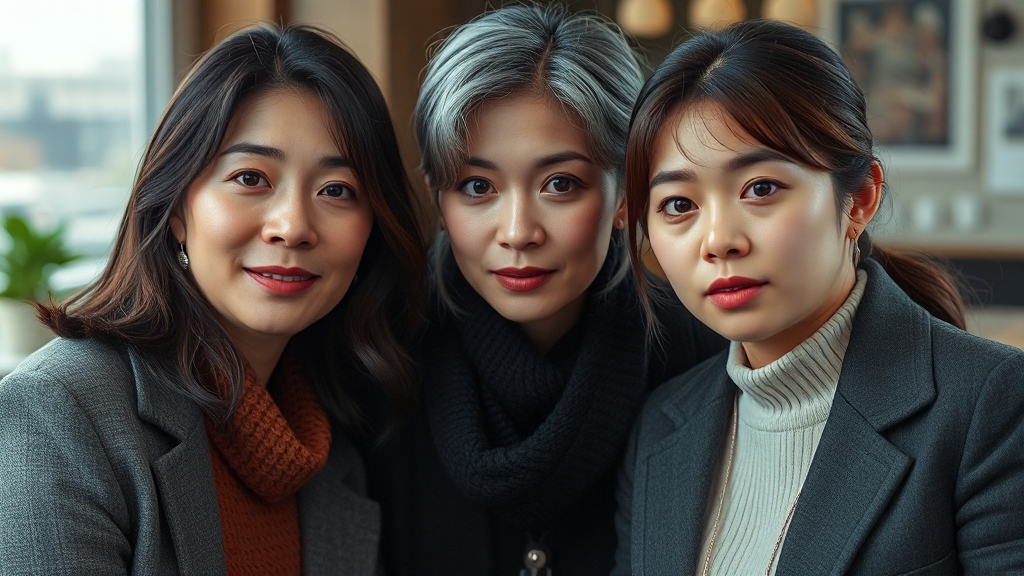 배우들의 연기 변신 (realistic 스타일)