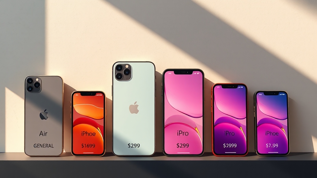 아이폰17 예상 가격 및 모델 특징 (realistic 스타일)