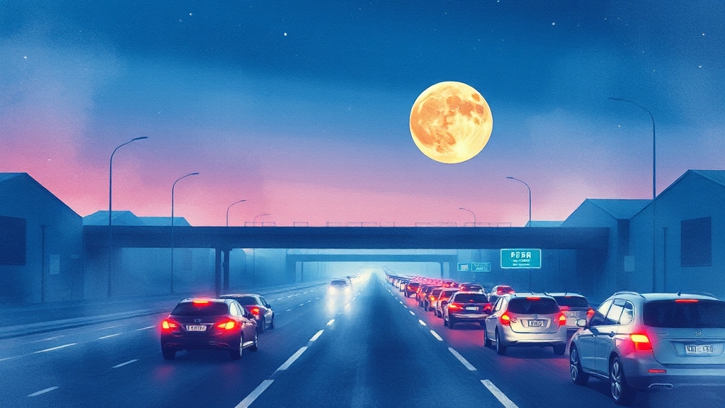 2025 추석 통행료 면제 핵심 정보 (watercolor 스타일)