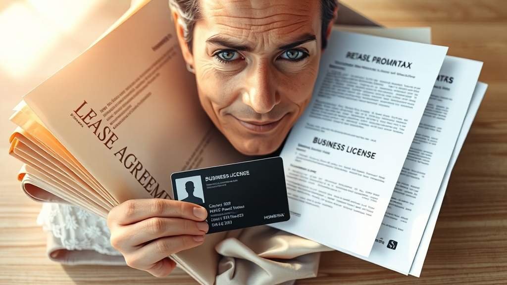 필요한 서류는 무엇인가요? (realistic 스타일)