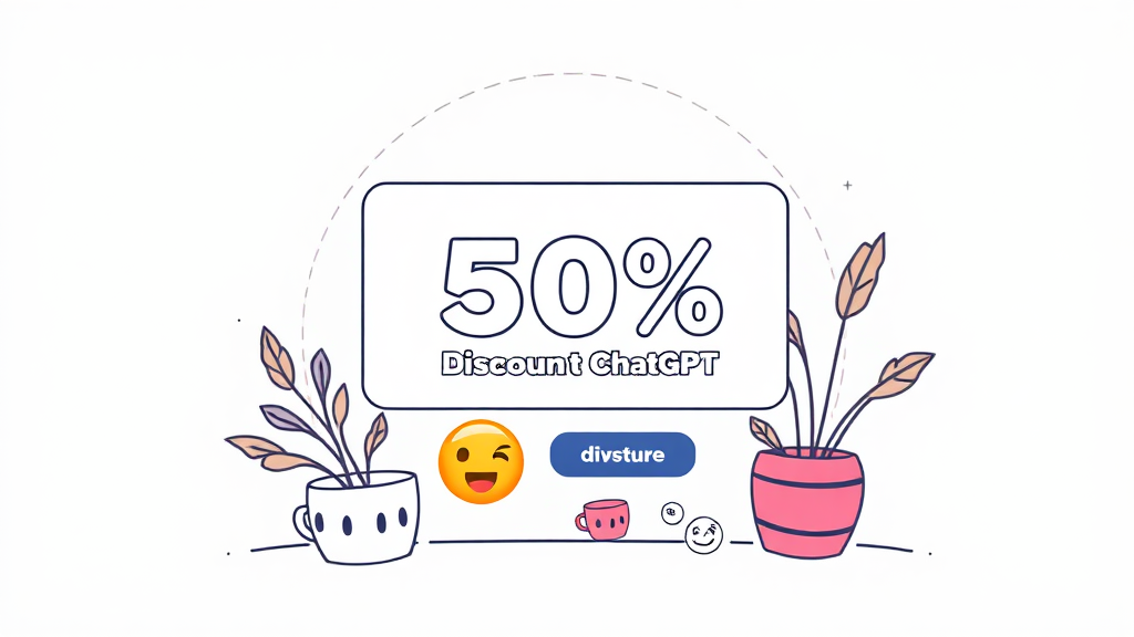 챗GPT 저렴하게 쓰는 꿀팁 (illustration 스타일)