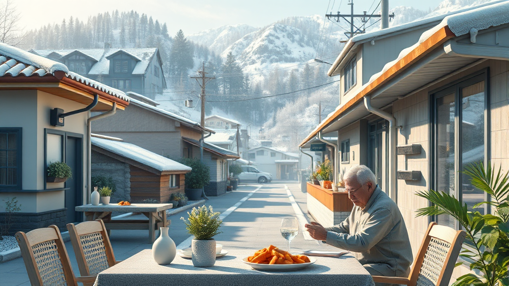 실버타운 월 생활비 절감 팁 (realistic 스타일)