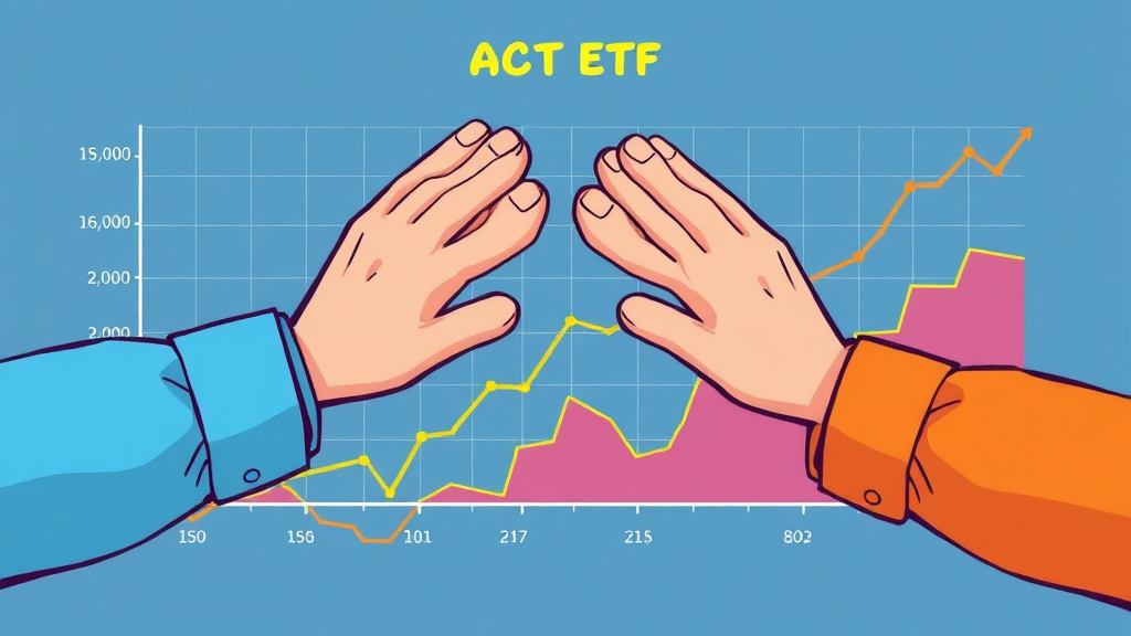 코스닥 액티브 ETF 투자, 이것만은 꼭 알아두자! (cartoon 스타일)