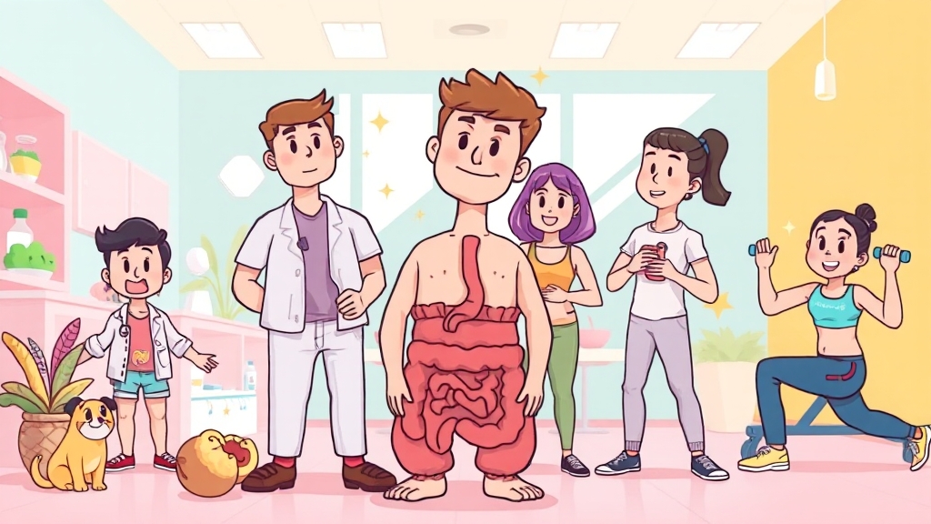 변비, 왜 생기는 걸까요? (cartoon 스타일)