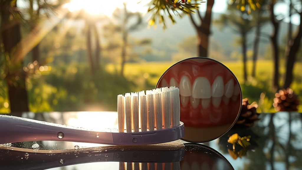 시린 이 예방 & 관리 (realistic 스타일)