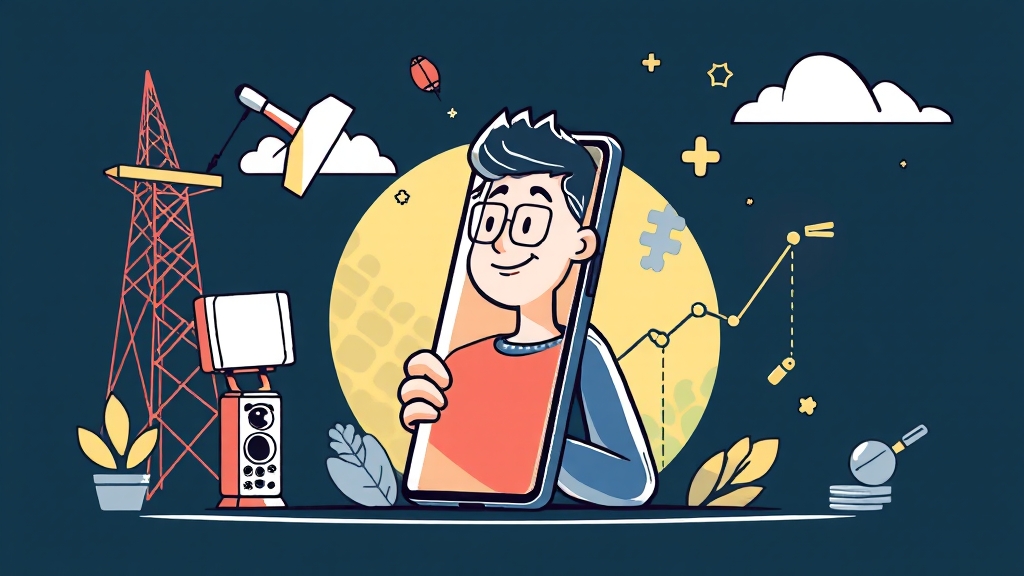 단통법 폐지 후 통신 시장 전망 (illustration 스타일)