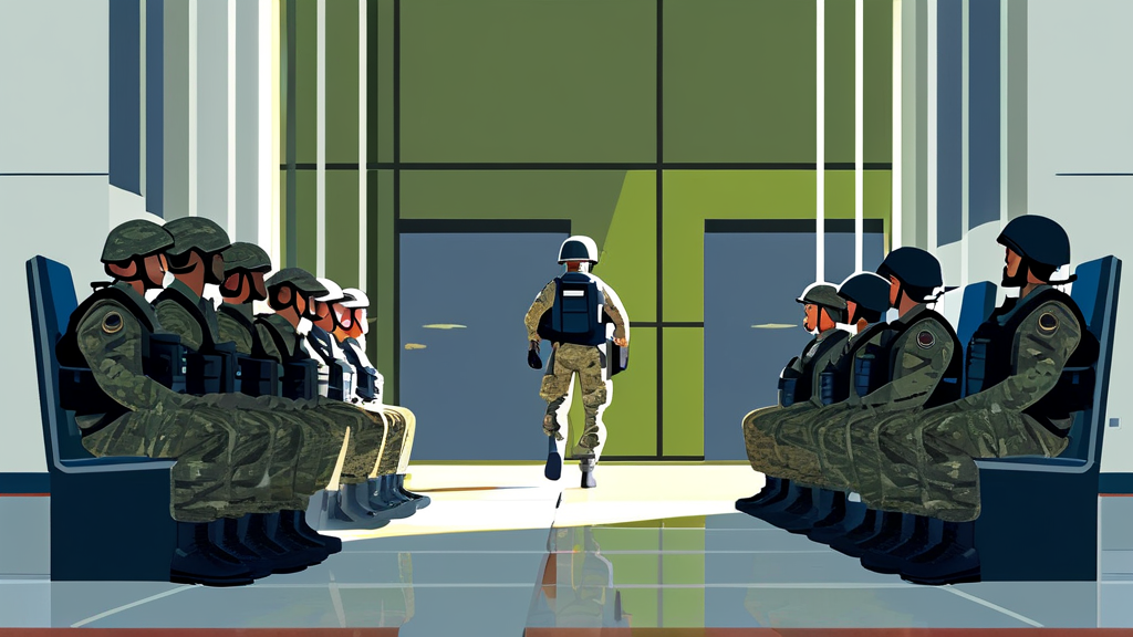 무릎 수술 이력과 병역 판정: 입증 방법과 유의사항 (illustration 스타일)