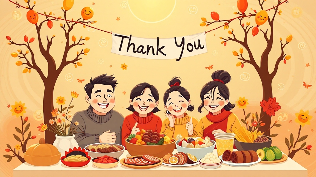 가족/친지에게 따뜻한 마음 전하기 (cartoon 스타일)