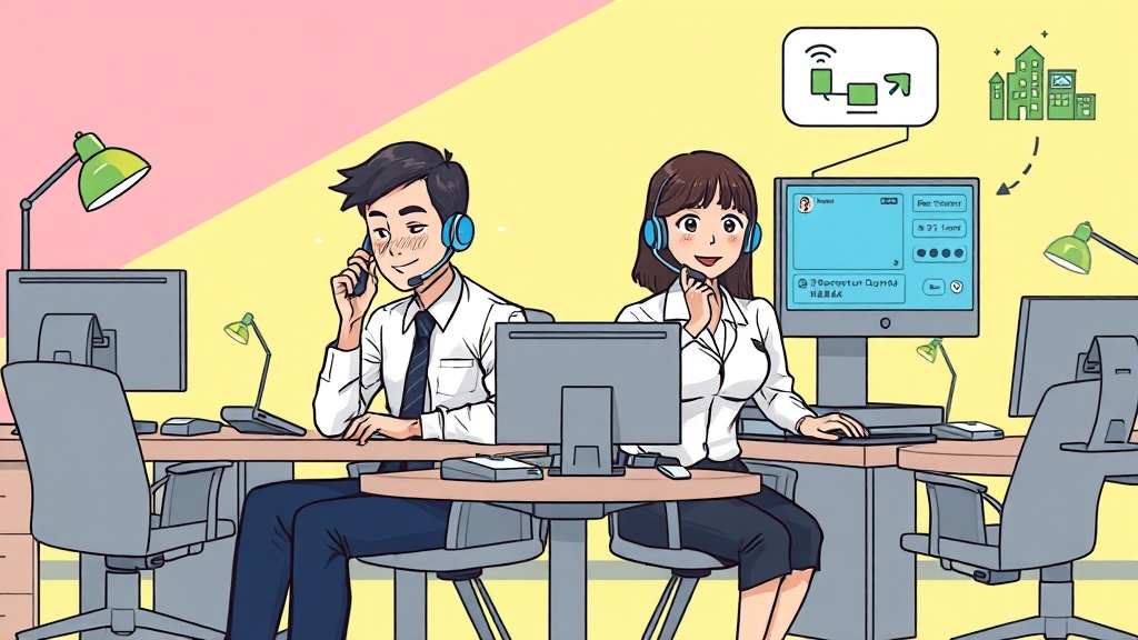 아고다 고객센터 완벽 활용법 (cartoon 스타일)