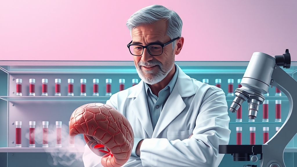 전립선암 검사 및 진단 (illustration 스타일)