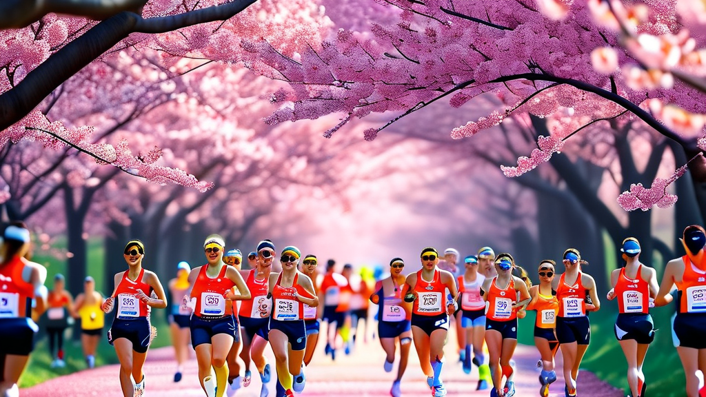 대회 개요 및 일정: 벚꽃과 함께하는 마라톤의 모든 것 (realistic 스타일)
