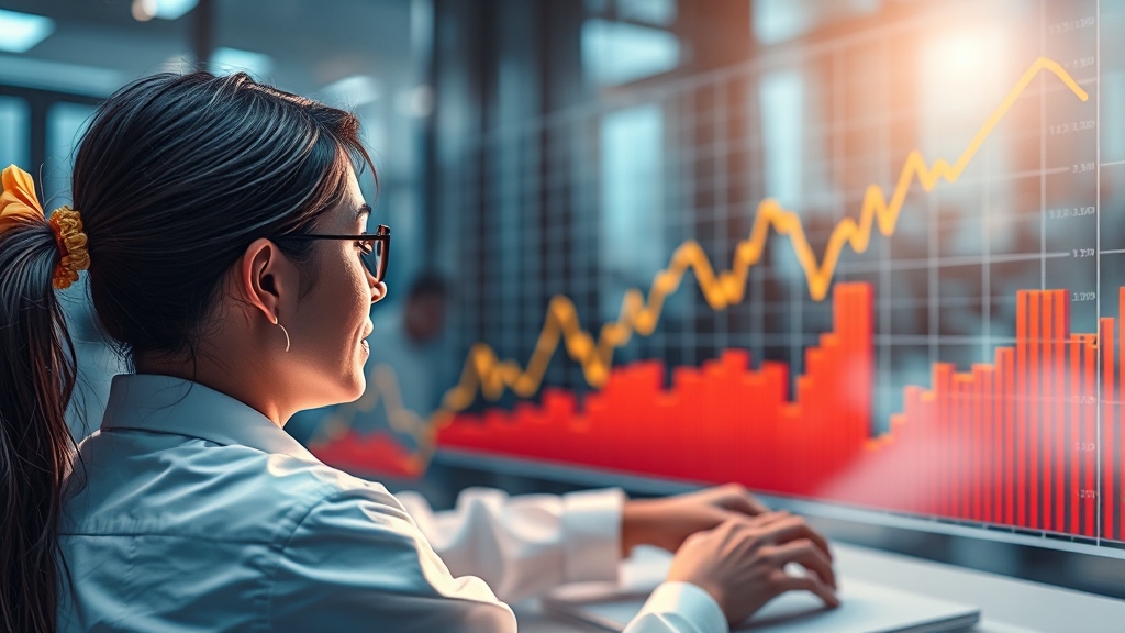 주가 추이 & 투자자 분석 (realistic 스타일)