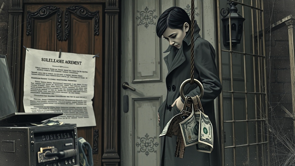 전대차 계약, 어떤 문제가 생길까? (illustration 스타일)