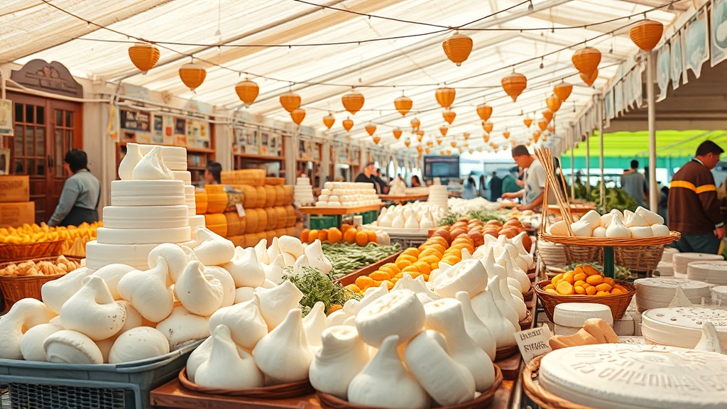 유제품 및 특산품 할인 행사 (realistic 스타일)