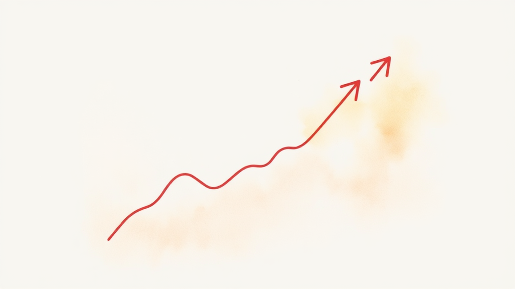레버리지 ETF: 고위험 고수익 투자 전략 (watercolor 스타일)