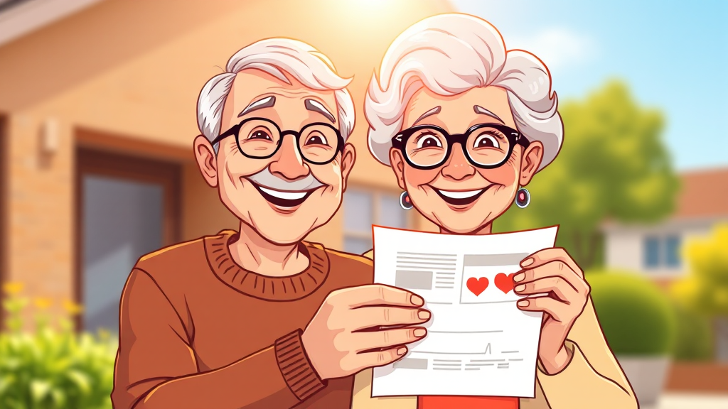 의료비 지원 건강보험 및 혜택 (cartoon 스타일)